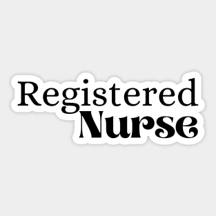 Registered Nurse Sticker